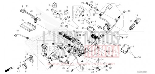 WIRE HARNESS CB1000S de 2025